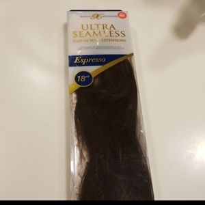 Ultra Seamless NEW Espresso Hair extensions 18"
